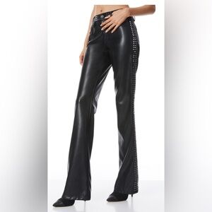Amazing studded vegan leather pants
